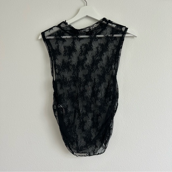 Black Free People Intimately Solid No Lace/Mesh Top- M - Picture 5 of 7